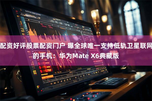 配资好评股票配资门户 曝全球唯一支持低轨卫星联网的手机：华为Mate X6典藏版